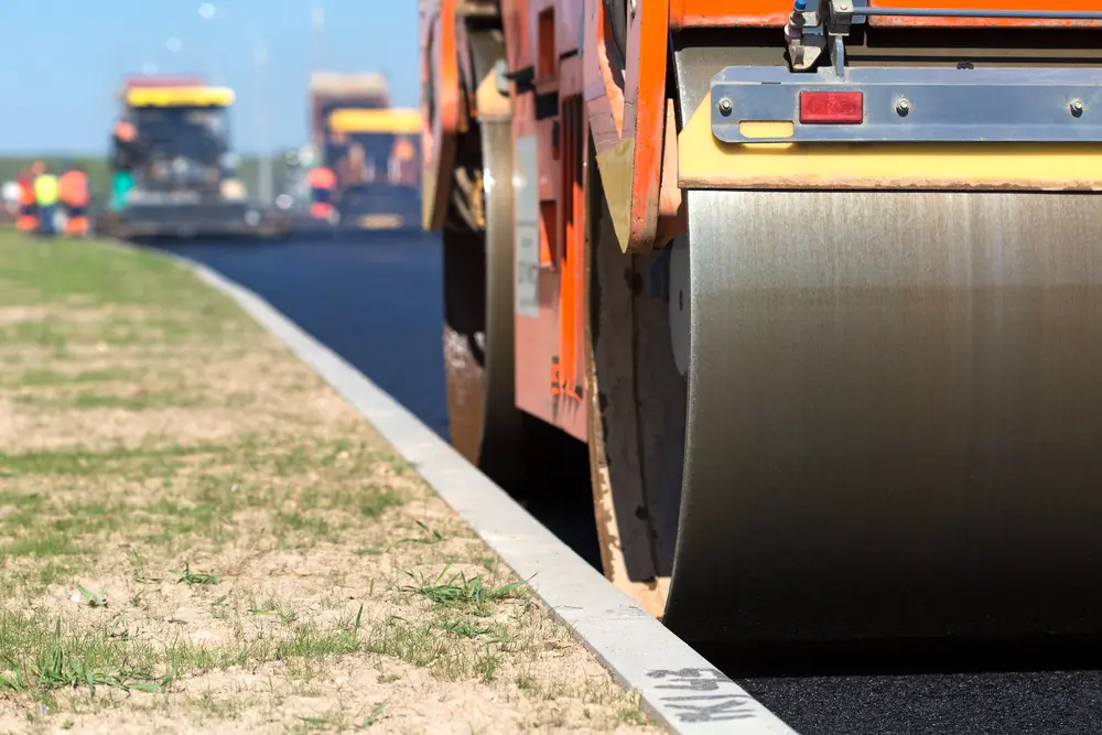 Commercial parking lot paving and roadwork in Anderson